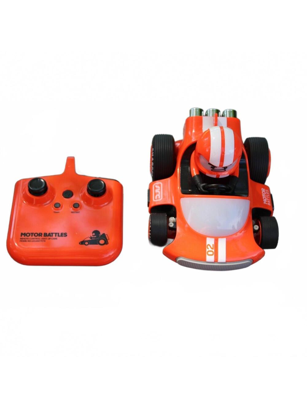 Sharper Image Motor Battles RC Team Battle Racer Remote Control Car - Orange